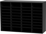 Organizer Da Ufficio – Scomparto Per Lettere A4 – Scrivania – 36 Scomparti – Accessori – Nero