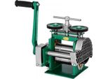 Macchina Laminatrice Manuale Combinata 120 Mm – Laminatoio Per Metalli Con Spessore Regolabile – Per La Produzione Di Gioielli, La Lavorazione Dei Metalli E Della Lamiera