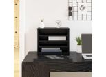 Maison Exclusive - Organizer Da Scrivania Effetto Rovere Nero 36 X 26 X 29,5 Cm