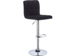 Sgabello Da Bar Nero – Linen – Regolabile In Altezza – Stile Industriale – Ergonomico – Altezza Seduta 60–82 Cm – 1 Pezzo