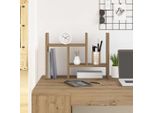 Maison Exclusive - Organizer Da Scrivania In Rovere Artigianale 34,5 X 15,5 X 35,5 Cm