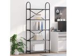 Maison Exclusive - Libreria Sonoma Grigia 80 X 30 X 183 Cm Materiale Ligneo