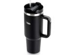 Vilde | Thermo Mug - Borraccia Thermos In Acciaio Inox - Tazza Isolata Da 1,2 L - Tazza Riutilizzabile A Prova Di Perdite - Nero