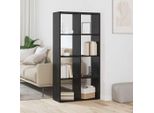 Maison Exclusive - Libreria Effetto Rovere Nero 69,5 X 29 X 137,5 Cm