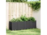 Maison Exclusive - Fioriera Nera 160X40X53 Cm Pp