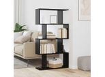 Maison Exclusive - Libreria Effetto Rovere Nero 70 X 24 X 129 Cm Materiale Ligneo