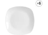 Splendidi Piatti Da Colazione – 6 Persone – Bianchi – Ceramica – Piccoli Piatti Piani
