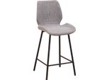 Sgabello Da Bar Happyment – Grigio Chiaro – Con Schienale – Ergonomico – Altezza Seduta 67 Cm – Per Cucina E Bar – 1 Pezzo