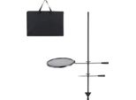 Barbecue Girevole – Portatile – Griglia A Doppio Strato – Capacità 6 Kg – Focolare Da Esterno