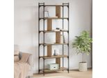 Maison Exclusive - Libreria In Rovere Artigianale 76 X 32 X 192 Cm Materiale Ligneo