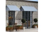 Maison Exclusive - Tenda Da Sole Blu 200 Cm Tessuto