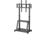 Supporto Tv Xxl – Con Rotelle – Per 32"-100"" – Regolabile In Altezza – Universale – Nero"