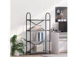 Maison Exclusive - Libreria Sonoma Grigia 80 X 30 X 146 Cm Materiale Ligneo