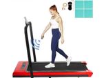 Tapis Roulant Happyment – Tapis Roulant Rosso Per Uso Domestico – 500 W – 1–6 Km/H – Carico Massimo 100 Kg – 141×55×98 Cm