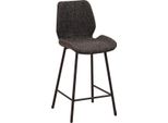 Sgabello Da Bar Nero – Sgabello Da Bar Con Schienale – Ergonomico – Seduta In Ciniglia – Altezza Seduta 67 Cm – 1 Pezzo