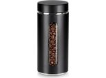 Vilde | Contenitore Per Alimenti - Barattolo Per Prodotti Sfusi - Con Tappo A Vite - Nero - 1,3 L