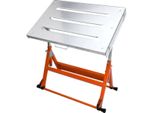 Tavolo Ribaltabile – Banco Da Lavoro 76X51 Cm – Regolabile In Altezza 63–81 Cm – Portata 181 Kg – Angoli Regolabili 0°/30°/90°
