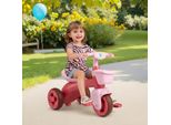 Costway Triciclo Per Bambini, Triciclo Per Bambini Con Campanello, Pedali, Cestini Anteriori E Posteriori, Triciclo Con Sterzo Per Bambini Dai 2 Anni In Su (Rosa)