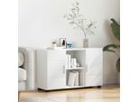 Maison Exclusive - Credenza Florin Bianca 88,5 X 30,5 X 55,5 Cm Materiale Ligneo