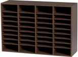 Organizer Da Ufficio Bolt Edge – 36 Scomparti, 9X4 – Archivio Documenti A4 – Mdf – Marrone Vintage