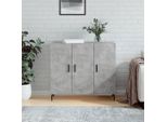 Maison Exclusive - Credenza Grigio Cemento 90X34X80 Cm Materiale Ligneo