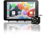 Schermo Wireless Carplay E Android Auto Da 7 Pollici Con Telecamera Posteriore - Display Fm + Bluetooth Portatile Per Auto Più Vecchie Con Mirror Link Wireless