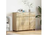 Maison Exclusive - Credenza Florin Rovere Sonoma 88,5 X 30,5 X 73 Cm Materiale Ligneo