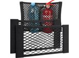 Edibazzar | Rete Per Bagagliaio 40X25 Cm Con Chiusura Elastica In Velcro, 2 Pezzi