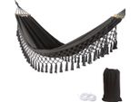 Amaca Luxe – Outdoor E Campeggio – Amaca Anti-Ribaltamento Rinforzata – Grigia – Amaca In Tela Per Giardino, Terrazza E Tempo Libero