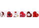 Biglietto D'auguri 15X15 Cm Cuore Di San Valentino + Busta Polmak
