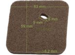 Filtro Aria Per Stihl Fc 55 Fs 38 45 46 55 C-E D-Z Z R R-DZ Z RC-E / 41401242800