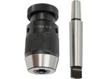 Mandrino - MT3-B18 + 1–16 B18 - Autobloccante - Campo Di Serraggio 1–16 Mm - Precisione 0,01 Mm - Acciaio - Argento