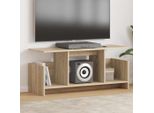 Maison Exclusive - Mobile Tv In Rovere Sonoma 102 X 35 X 45 Cm Materiale Ligneo