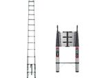 Scala Telescopica Fioren – Scala Pieghevole In Acciaio Inossidabile – Scala Retrattile Portatile Per Soppalchi – Carico Massimo 150 Kg – EN131