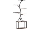 Portavasi Bolt Edge Deluxe 151 Cm – Scaffale Per Piante In Metallo E Legno – Tavolo Per Piante A Più Livelli – Per Interni Ed Esterni – Portavasi In Stile Vintage