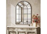 Specchio Ad Arco, Cornice In Alluminio, Montaggio A Parete, Stile Moderno, Specchio Da Bagno, Nero