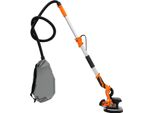 Levigatrice Per Cartongesso - Levigatrice Eccentrica - 750 W - Velocità Regolabile 800-1800 Giri/Min - 220-240 V 50 Hz - Pieghevole - Giallo