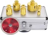 Set Di Punte Diamantate Bolt Edge Deluxe – 5 Pezzi – Seghe A Tazza Da 20–68 Mm – Per Piastrelle, Porcellana, Granito E Marmo – Incl. Valigetta Di Conservazione