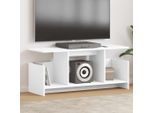 Maison Exclusive - Mobile Tv Bianco 102 X 35 X 45 Cm Materiale Ligneo
