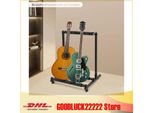 Supporto Per Chitarra - Supporto Da Terra A 3 Livelli - Pieghevole - Ferro - Per Chitarra Acustica, Elettrica E Basso - Nero