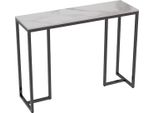 Tavolino Console Superior – Tavolino Da Appoggio – Tavolino Da Parete – Tavolino Ausiliario – 100 Cm – Effetto Marmo