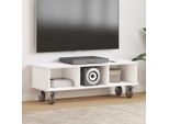 Maison Exclusive - Mobile Tv Bianco 100 X 35 X 35 Cm Materiale Ligneo