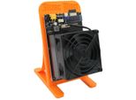 Bitaxe Supra Hex 701 – Supporto E Spina Ue Inclusi – Bitcoin Miner 2,4 Th/S – Solo Miner – Arancione