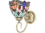 Lampada Da Parete In Vetro Colorato - Lampada Da Parete - Ferro - 220 V Ca - Non Dimmerabile - Senza Lampadina - Richiede Montaggio - 60-249 Lm