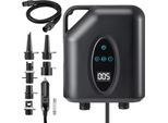 Pompa Elettrica/Compressore - 20 Psi Cc - Batteria Inclusa - Per Tavole Sup, Kayak, Barche, Materassini Gonfiabili - Nero