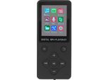 Lettore MP3 MP4 Bluetooth 5.0 Super Sottile Schermo A Colori Da 1,8 Pollici Memoria Espandibile Fino A 128 Gb Lettore Video E Musicale Portatile Nero