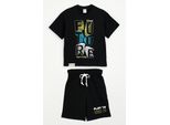 Bonito | Set Maglietta E Pantaloncini Da Ragazzo Future - Taglia 116 - 100% Cotone - Comodo Ed Elegante
