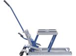 Sollevatore Per Moto - Sollevatore A Forbice - Capacità Di Carico 680 Kg - Altezza Di Sollevamento 15-37 Cm - Piattaforma 75×35 Cm - Acciaio - Blu