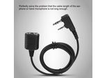 Cavo Microfono Walkie-Talkie A 2 Pin Con Testa K, Prolunga Per Cuffia, Microfono Manuale Per Kenwood Baofeng