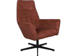 Poltrona Bolt Edge In Velluto – Rustica – Poltrona Lounge Per Interni – Con Cuscino – Girevole A 360°